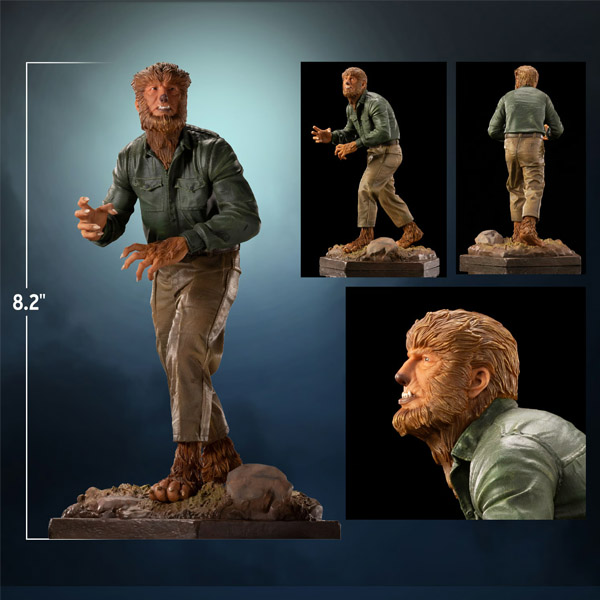 Iron Studios Universal Monsters The Wolfman Art Scale 1/10 Scale Polystone Statue